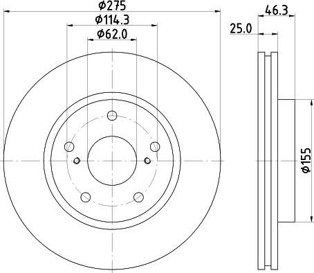 Pagid 55327 - Discofreno autozon.pro