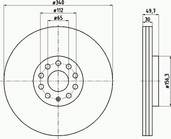 Pagid 55298PRO - Discofreno autozon.pro