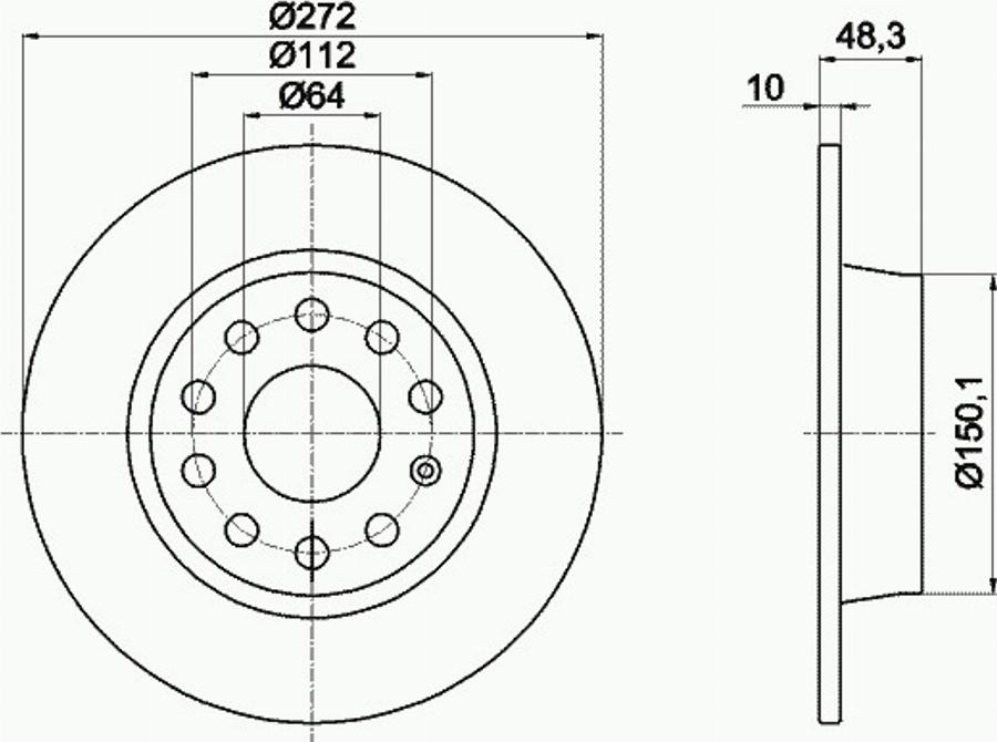 Pagid 55249PRO - Discofreno autozon.pro