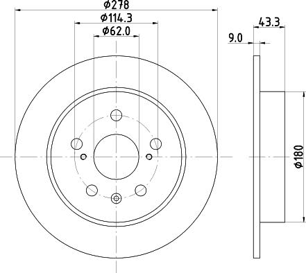 Pagid 55253 - Discofreno autozon.pro