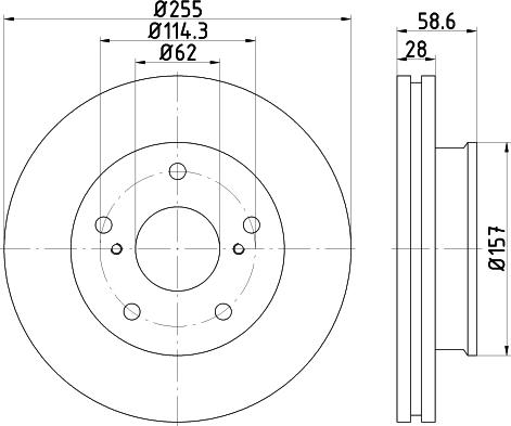 Pagid 55252 - Discofreno autozon.pro