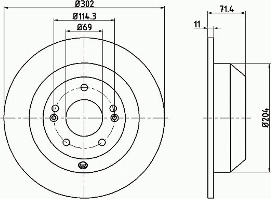 Pagid 55234PRO - Discofreno autozon.pro