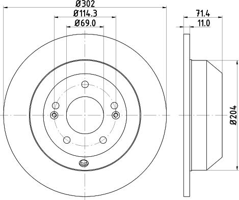 Pagid 55234 - Discofreno autozon.pro