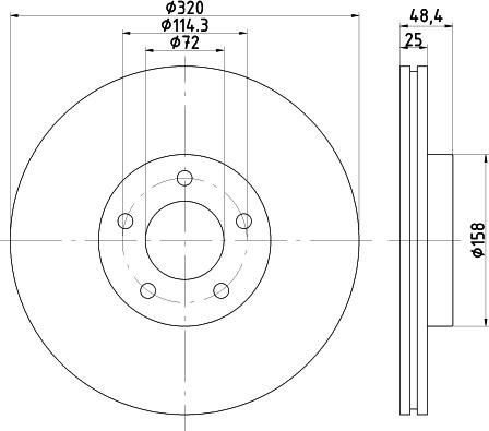 Pagid 55235 - Discofreno autozon.pro