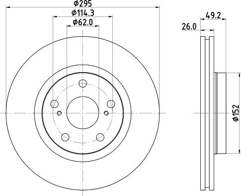 Pagid 55224 - Discofreno autozon.pro