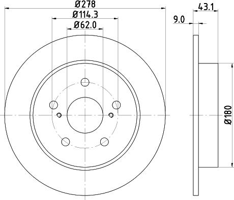 Pagid 55223 - Discofreno autozon.pro