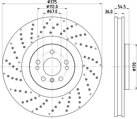 Pagid 55798 - Discofreno autozon.pro