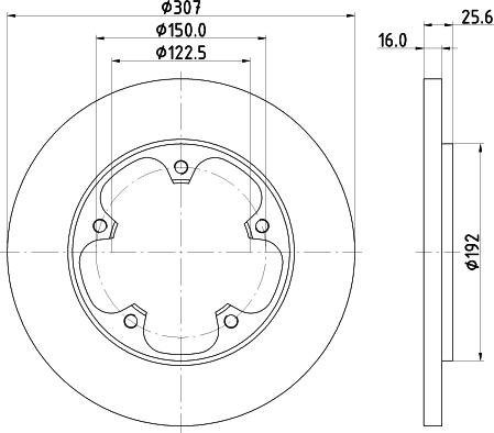 Pagid 55741 - Discofreno autozon.pro