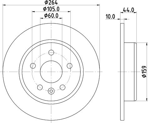 Pagid 55753 - Discofreno autozon.pro