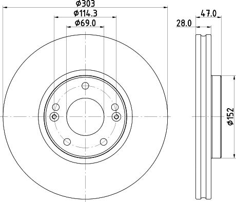 Pagid 55733 - Discofreno autozon.pro