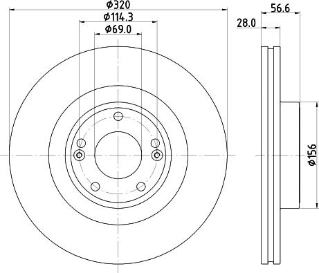 Pagid 55728 - Discofreno autozon.pro