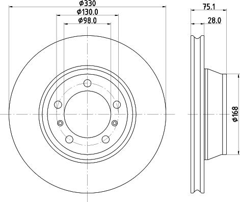 Pagid 56458HC - Discofreno autozon.pro