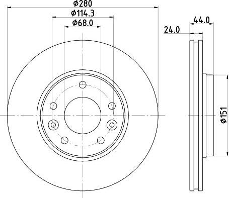 Pagid 56468 - Discofreno autozon.pro