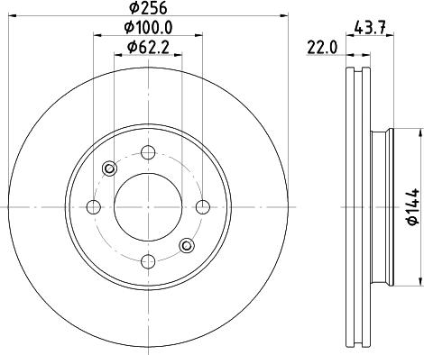 Pagid 56046 - Discofreno autozon.pro