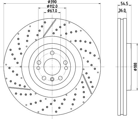 Pagid 56370HC - Discofreno autozon.pro