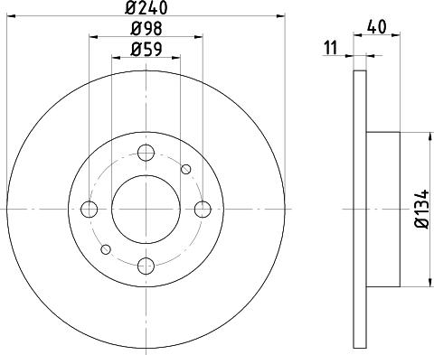 Pagid 50909 - Discofreno autozon.pro