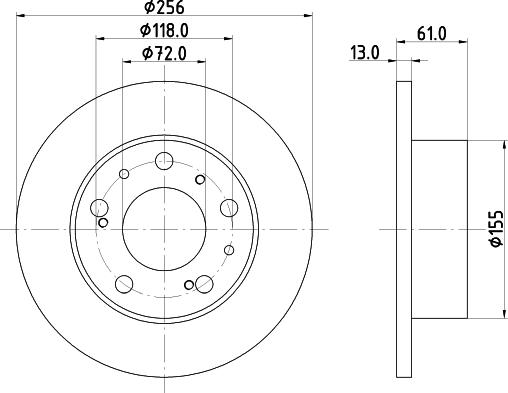 Pagid 50907 - Discofreno autozon.pro