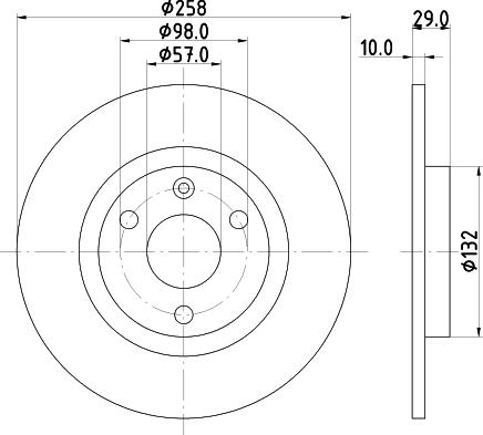 Pagid 50609 - Discofreno autozon.pro