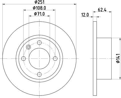 Pagid 50623 - Discofreno autozon.pro