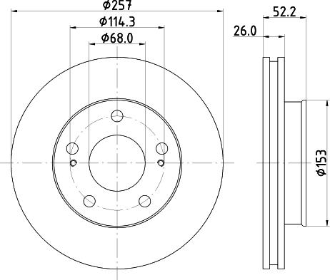 Pagid 50206 - Discofreno autozon.pro