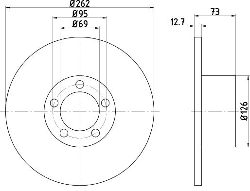 Pagid 51004 - Discofreno autozon.pro