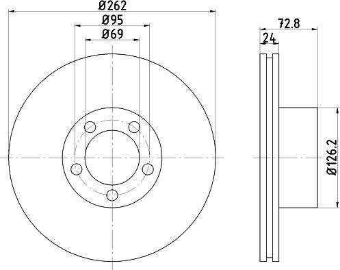 Pagid 51016 - Discofreno autozon.pro