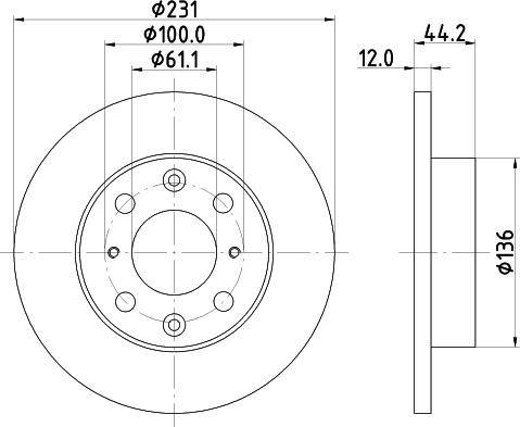 Pagid 51105 - Discofreno autozon.pro