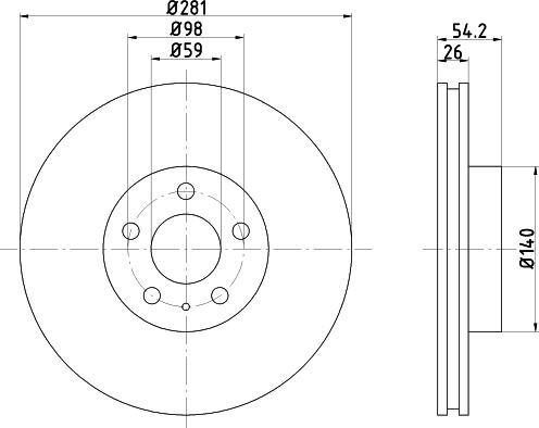 Pagid 51812 - Discofreno autozon.pro