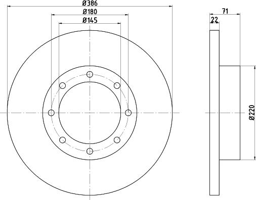 Pagid 58257 - Discofreno autozon.pro