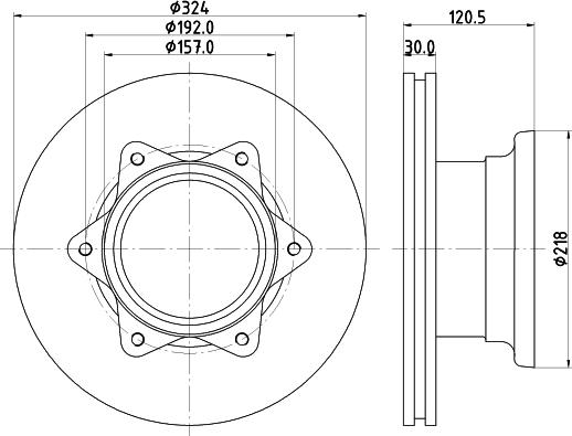 Pagid 58261 - Discofreno autozon.pro