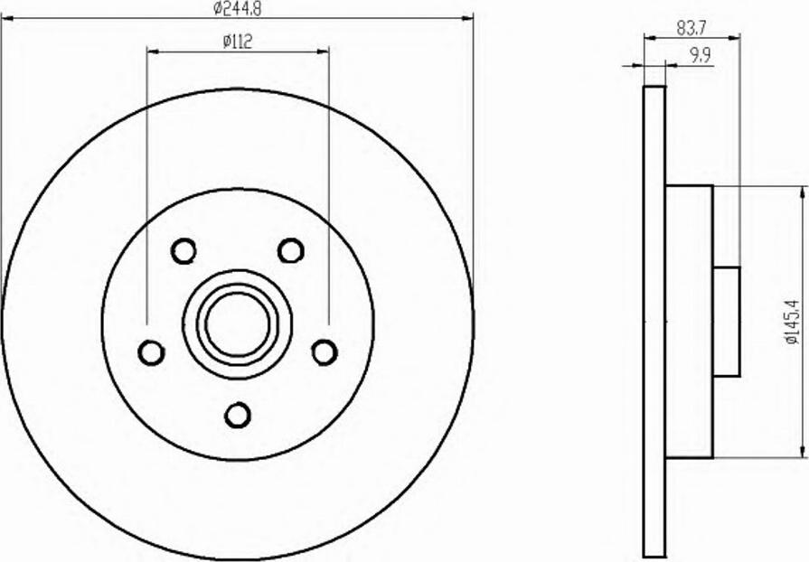 Pagid 53944PRO - Discofreno autozon.pro