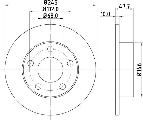 Pagid 53952 - Discofreno autozon.pro