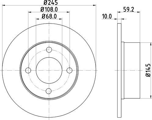 Pagid 53909 - Discofreno autozon.pro