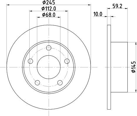 Pagid 53910 - Discofreno autozon.pro