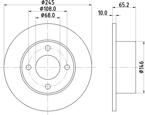 Pagid 53921 - Discofreno autozon.pro