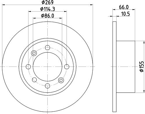 Pagid 53001 - Discofreno autozon.pro