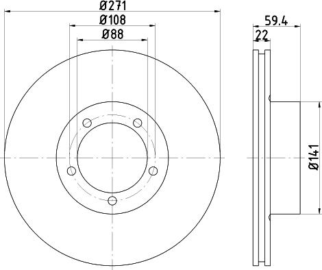 Pagid 52420 - Discofreno autozon.pro