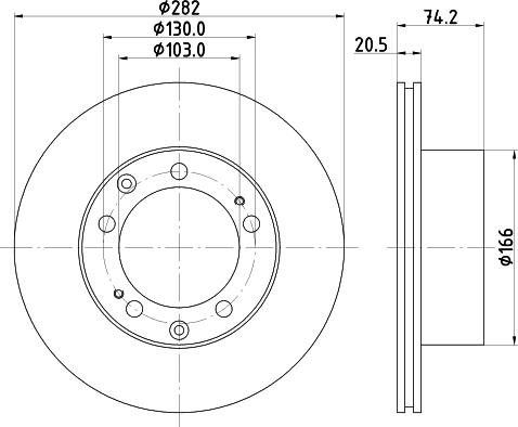 Pagid 52603 - Discofreno autozon.pro