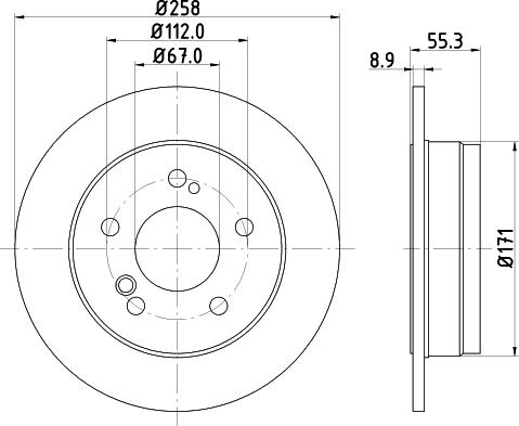 Pagid 52105 - Discofreno autozon.pro