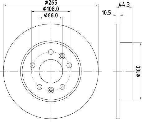 Pagid 52809 - Discofreno autozon.pro