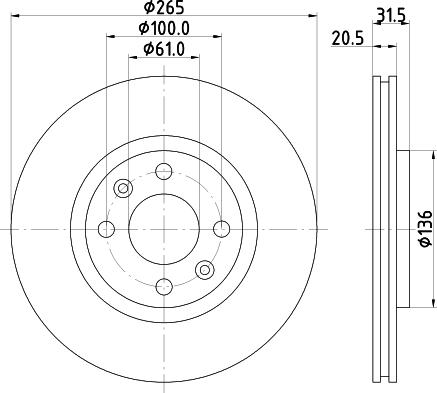 Pagid 52828 - Discofreno autozon.pro