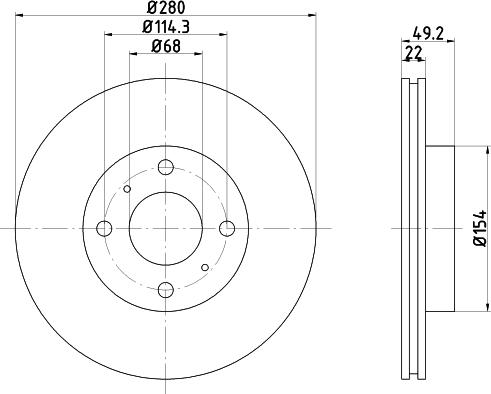 Pagid 52344 - Discofreno autozon.pro