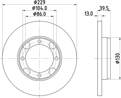 Pagid 52204 - Discofreno autozon.pro