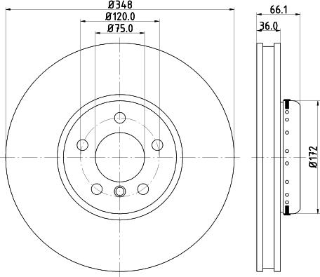 Pagid 65151HC - Discofreno autozon.pro