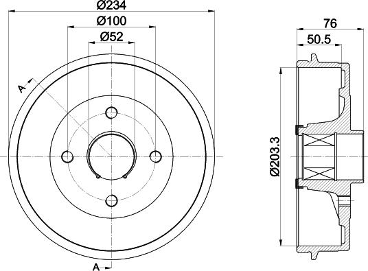 Pagid 61427 - Tamburo freno autozon.pro