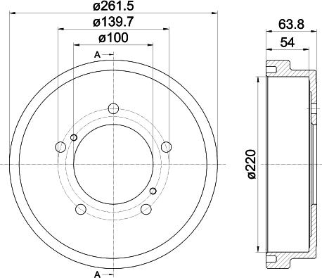 Pagid 61381 - Tamburo freno autozon.pro