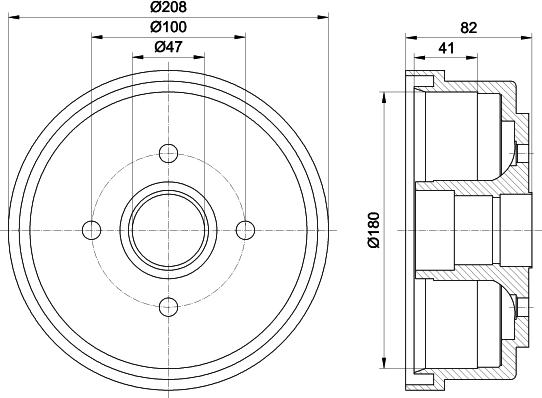 Pagid 61327 - Tamburo freno autozon.pro