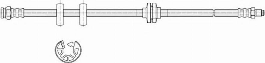 Pagid 70496 - Flessibile del freno autozon.pro