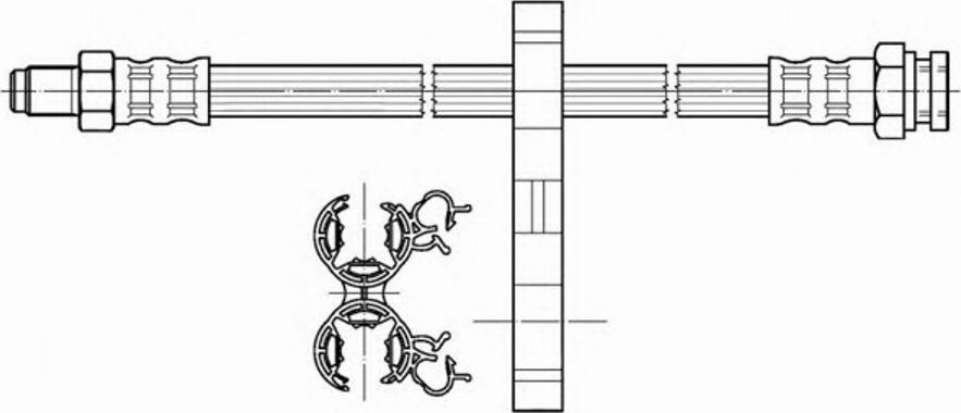 Pagid 70341 - Flessibile del freno autozon.pro