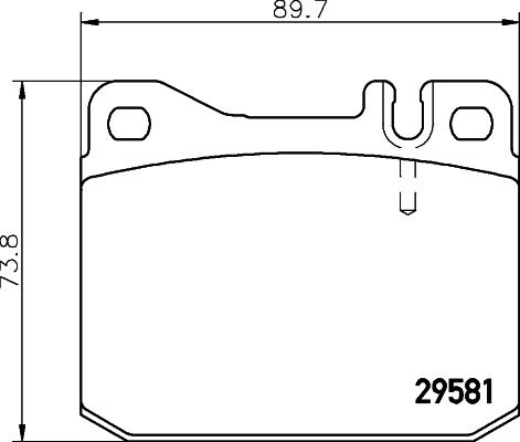 Pagid C5006 - Kit pastiglie freno, Freno a disco autozon.pro